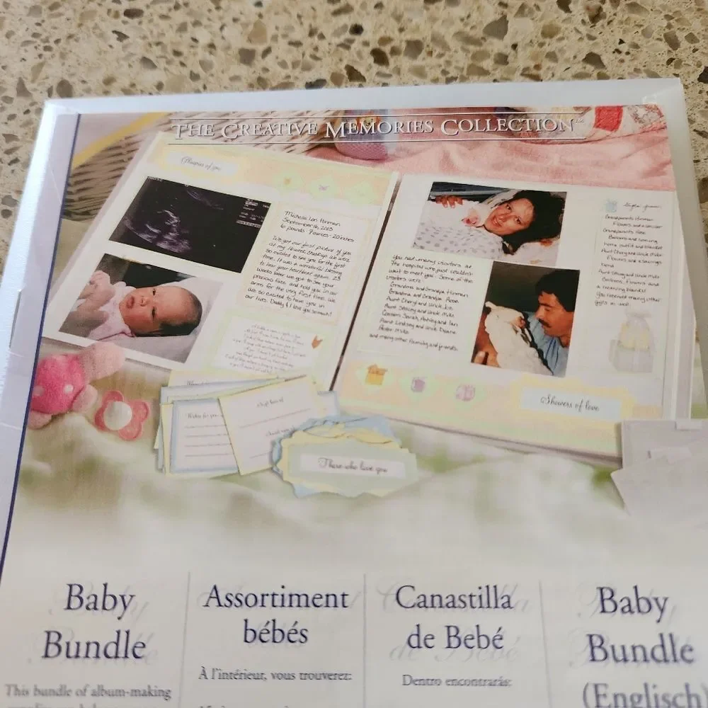 Creative Memories Bady Bundle Set Vintage 2004 Scrapbooking Crafting